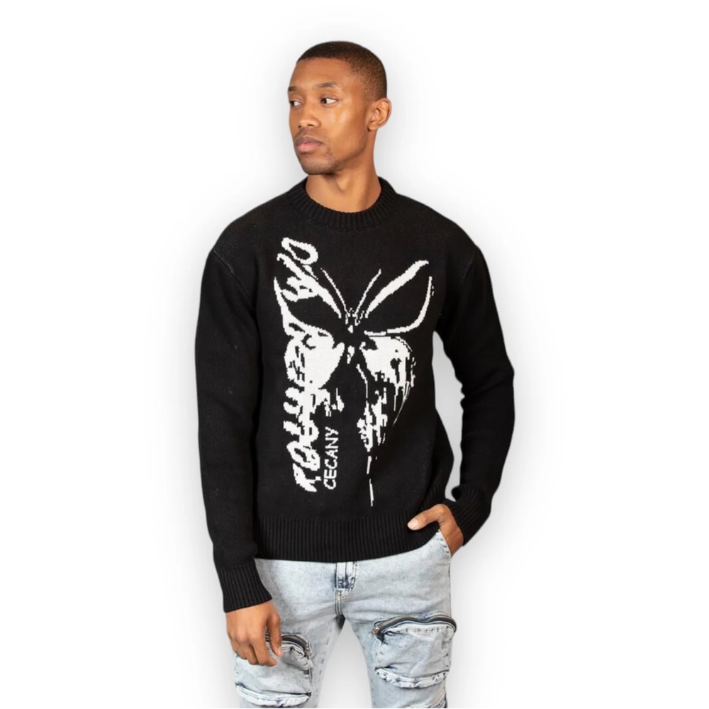 Cecany black sweater NEVER WORN, XXL